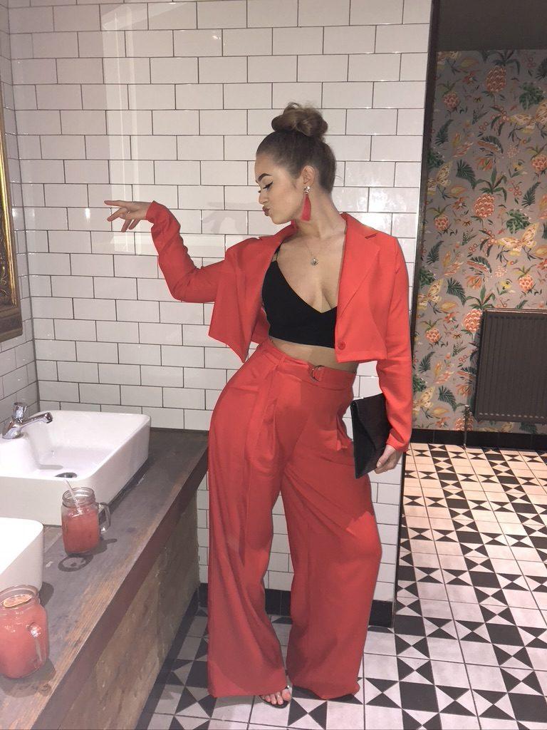 Poppy on a night out, one of the more relatable years