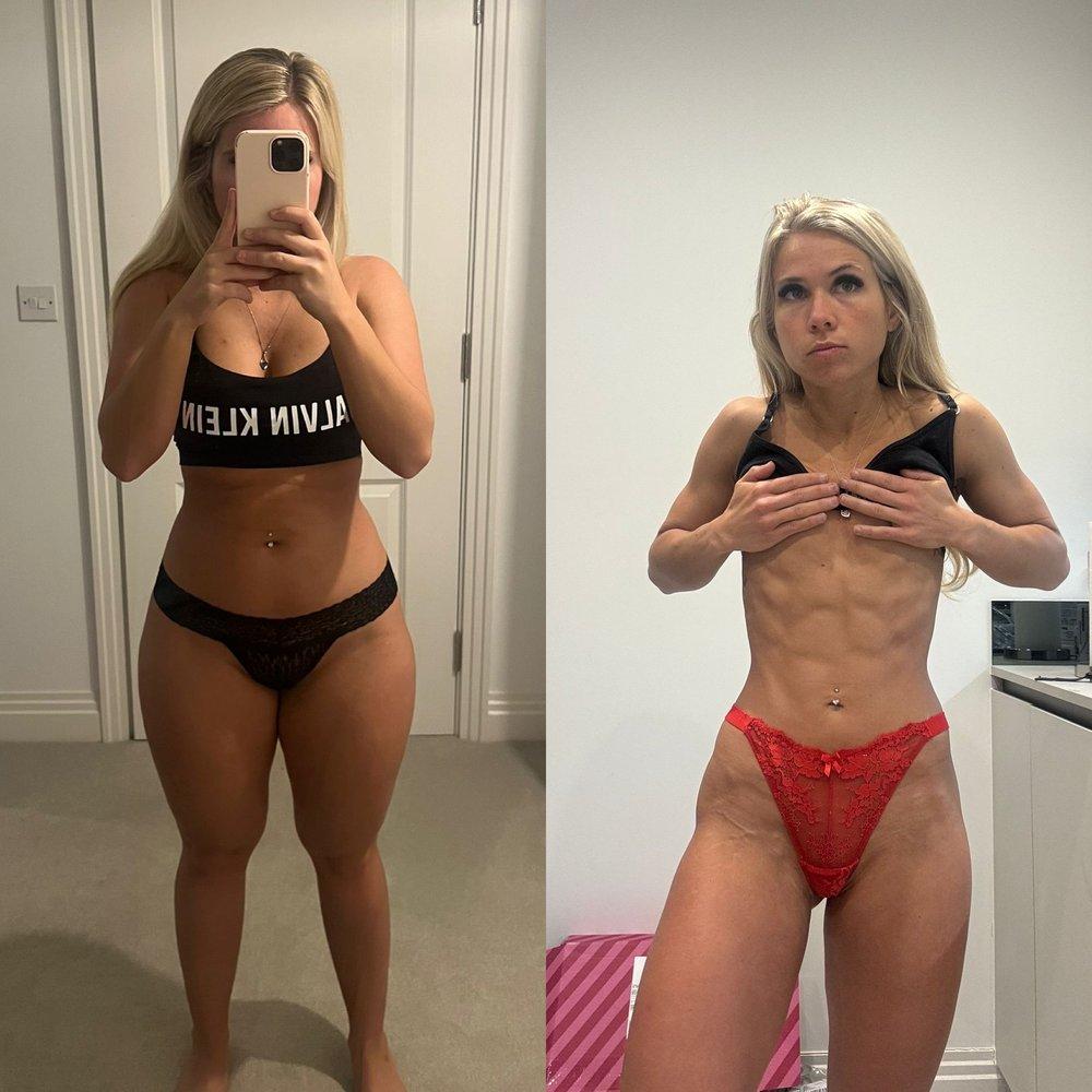 Nicole — before and after transformation photo