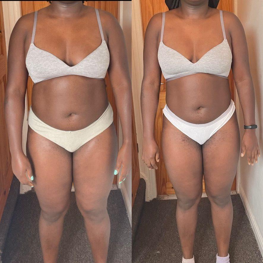 Olamide — before and after transformation photos, wedding diet, -10kg